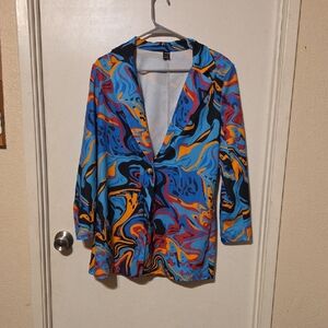 Colorful Abstract Blazer